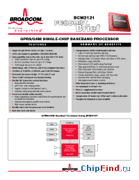 Datasheet BCM2121 manufacturer Broadcom