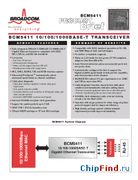 Datasheet BCM5411 manufacturer Broadcom