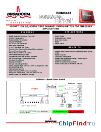 Datasheet BCM8441 manufacturer Broadcom