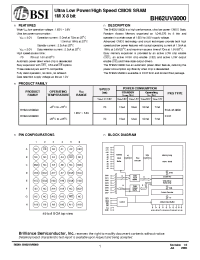 Datasheet BH62UV8000 manufacturer BSI