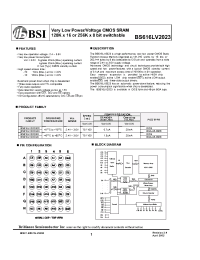 Datasheet BS616LV2023DC manufacturer BSI