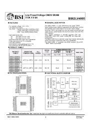 Datasheet BS62LV4005EC производства BSI