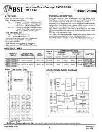 Datasheet BS62LV8000-10 manufacturer BSI