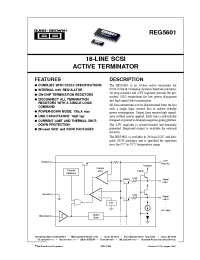 Datasheet REG5601E производства Burr-Brown