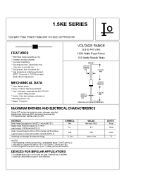 Datasheet 1.5KE16A manufacturer Bytes