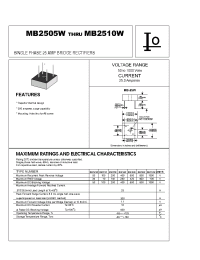 Datasheet MB2510W manufacturer Bytes