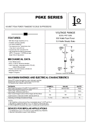 Datasheet P6KE160 manufacturer Bytes