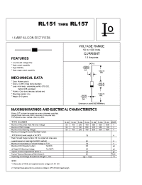 Datasheet RL151 manufacturer Bytes