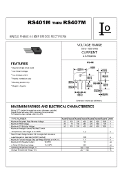 Datasheet RS401M manufacturer Bytes
