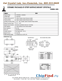 Datasheet SM6 manufacturer CalCrystal