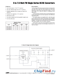 Datasheet 12S12.625FW manufacturer Calex