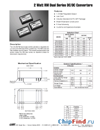 Datasheet 24D15.070RM manufacturer Calex