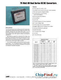 Datasheet 24D5.2R5HD manufacturer Calex