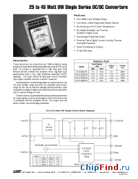 Datasheet 24S12.2500UW manufacturer Calex