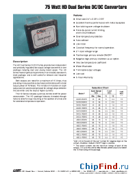 Datasheet 48D3.1R8HD manufacturer Calex