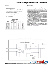 Datasheet 48S15.400EC manufacturer Calex