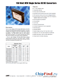 Datasheet 48S24.6HEW manufacturer Calex