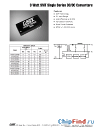 Datasheet 48S3R3.700SMT manufacturer Calex