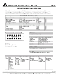 Datasheet CC5003DAW manufacturer CalMicro