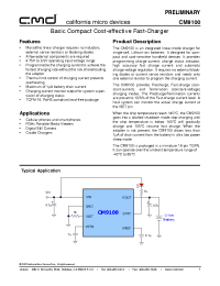 Datasheet CM9100-00QE manufacturer CalMicro