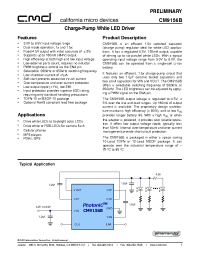 Datasheet CM9156B-01MR manufacturer CalMicro