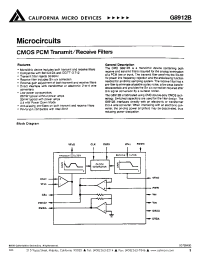 Datasheet G8912BXI производства CalMicro