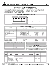 Datasheet NCC5003JGLP manufacturer CalMicro