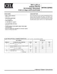 Datasheet NR7500CP-CC manufacturer CalMicro