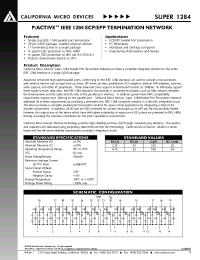 Datasheet SUPER1284-02QT manufacturer CalMicro