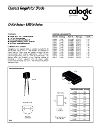 Datasheet CA504 manufacturer Calogic