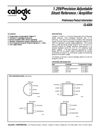 Datasheet CL432ALP manufacturer Calogic