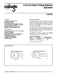 Datasheet CLM2830 manufacturer Calogic