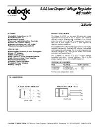 Datasheet CLM2850AU manufacturer Calogic