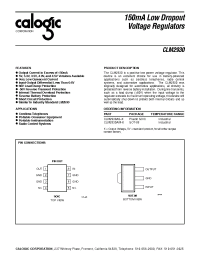 Datasheet CLM2930-3 manufacturer Calogic