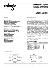 Datasheet CLM2951CP-X manufacturer Calogic