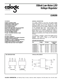 Datasheet CLM5205M manufacturer Calogic