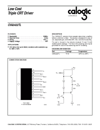 Datasheet CVA2422 manufacturer Calogic