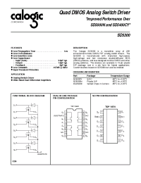 Datasheet SD5300N manufacturer Calogic