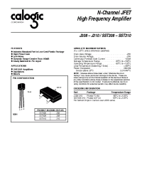 Datasheet SST310 manufacturer Calogic