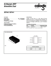 Datasheet SST440-1 manufacturer Calogic
