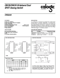 Datasheet XCWB2269 manufacturer Calogic