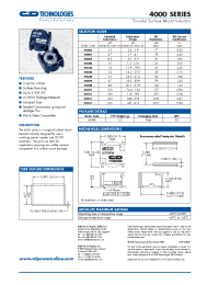 Datasheet 40101 manufacturer C&D