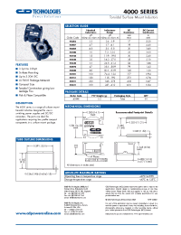 Datasheet 40331 manufacturer C&D