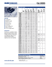 Datasheet 766 manufacturer C&D