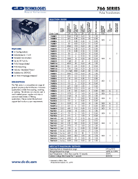 Datasheet 7660116 manufacturer C&D