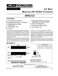 Datasheet HPR204 manufacturer C&D