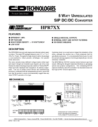 Datasheet HPR712 manufacturer C&D