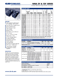 Datasheet NMA0509S производства C&D