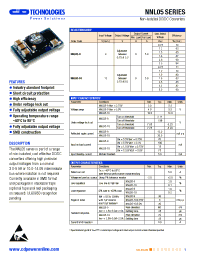 Datasheet NNL05-10 manufacturer C&D
