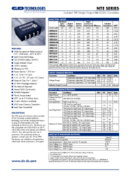 Datasheet NTE0515M-R производства C&D